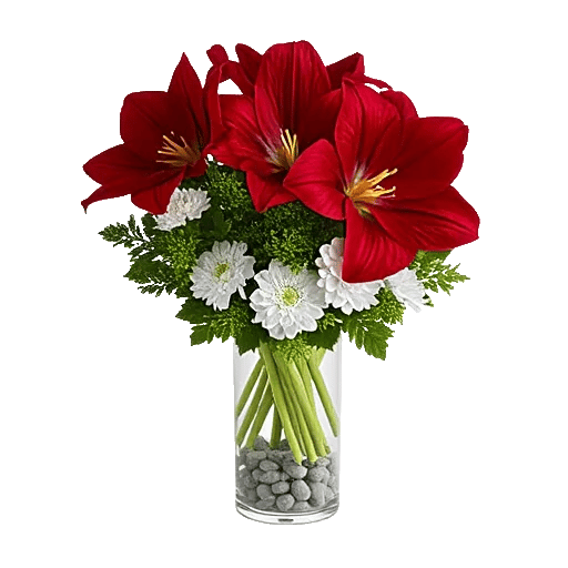 Crimson Blossom Harmony