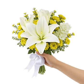 Graceful Lily Display