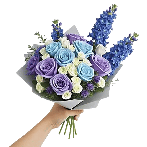 Elegant Blue Roses