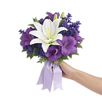 Graceful Lily Display