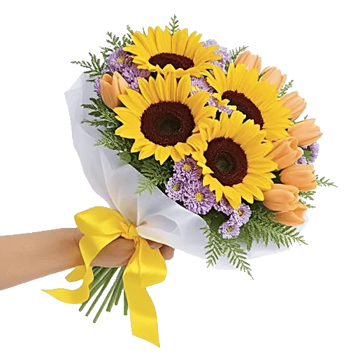 Golden Sunflower Bouquet