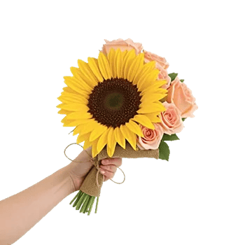 Golden Sunflower Bouquet