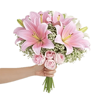 Graceful Lily Display