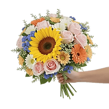 Golden Sunflower Bouquet