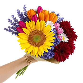 Golden Sunflower Bouquet