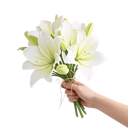 Graceful Lily Display