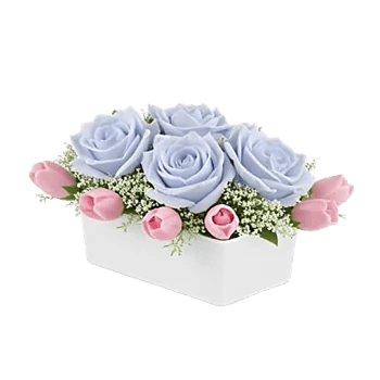 Blush Romantic Centerpiece