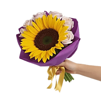 Golden Sunflower Bouquet