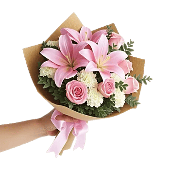 Graceful Lily Display