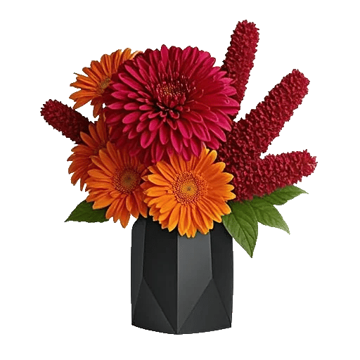 Crimson Blossom Harmony