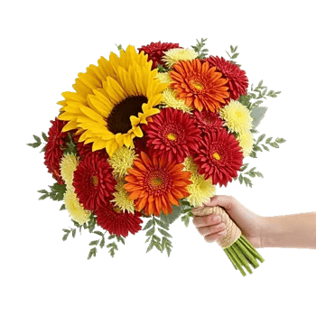 Golden Sunflower Bouquet
