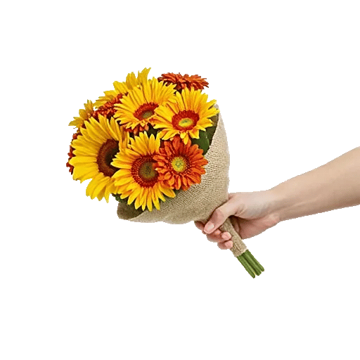 Golden Sunflower Bouquet