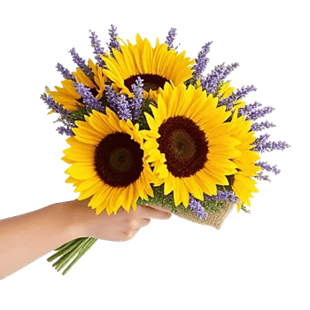Golden Sunflower Bouquet