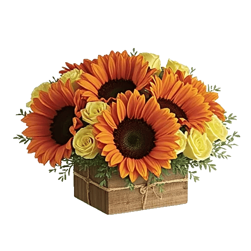 Golden Sunflower Bouquet