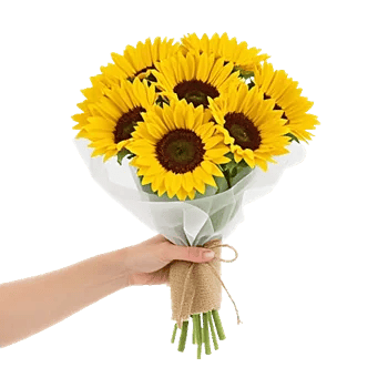 Golden Sunflower Bouquet
