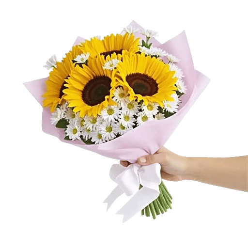 Golden Sunflower Bouquet
