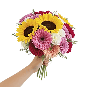 Golden Sunflower Bouquet