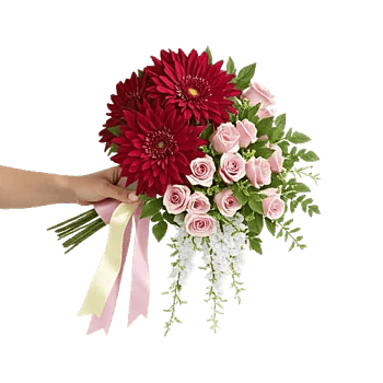 Crimson Blossom Harmony