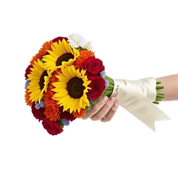 Golden Sunflower Bouquet