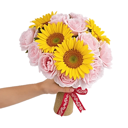 Golden Sunflower Bouquet