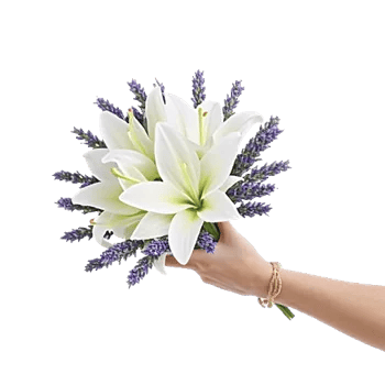 Graceful Lily Display