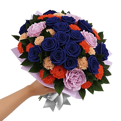 Elegant Blue Roses