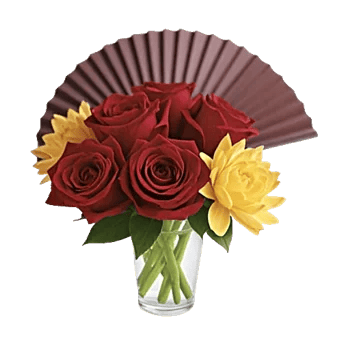 Crimson Blossom Harmony