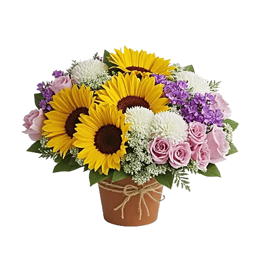 Amber Sunflower Glow