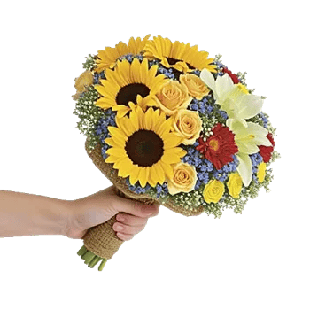 Golden Sunflower Bouquet