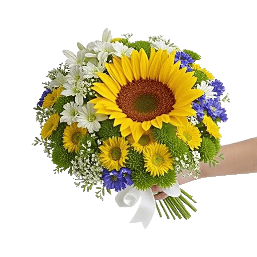 Golden Sunflower Bouquet
