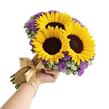 Golden Sunflower Bouquet