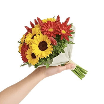 Golden Sunflower Bouquet