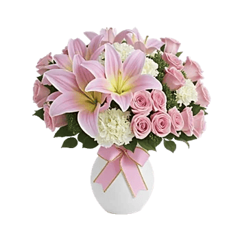 Graceful Lily Display