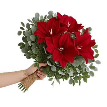 Crimson Blossom Harmony