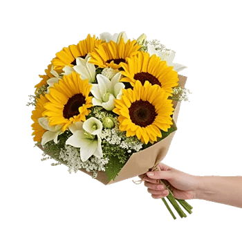 Golden Sunflower Bouquet