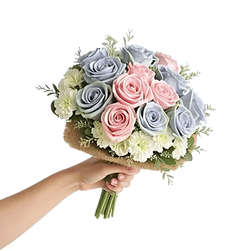 Elegant Blue Roses