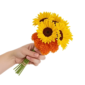 Amber Sunflower Glow