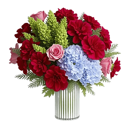 Crimson Blossom Harmony