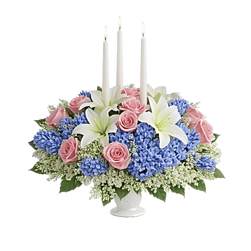 Blush Romantic Centerpiece