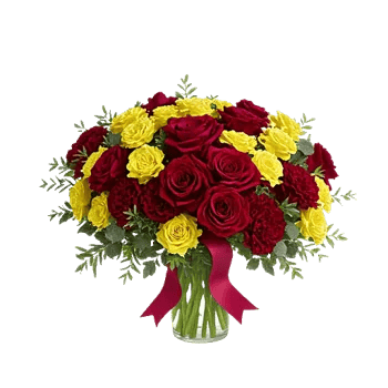 Crimson Blossom Harmony