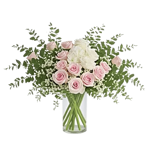 Blush Romantic Centerpiece