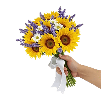 Golden Sunflower Bouquet