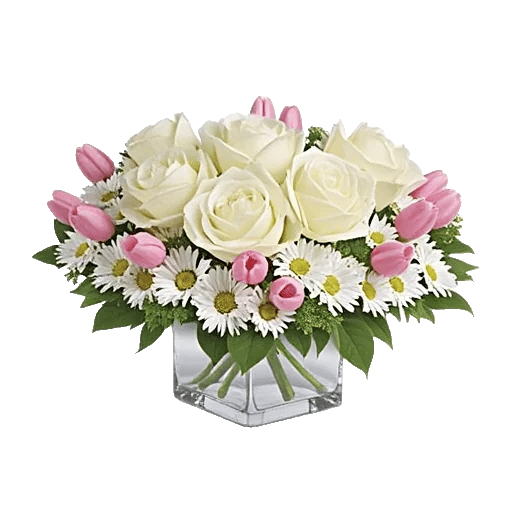 Blush Romantic Centerpiece