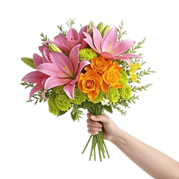 Graceful Lily Display