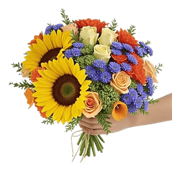 Golden Sunflower Bouquet