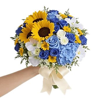 Golden Sunflower Bouquet