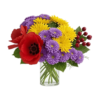 Crimson Blossom Harmony