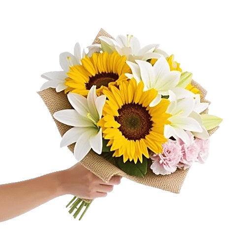 Golden Sunflower Bouquet