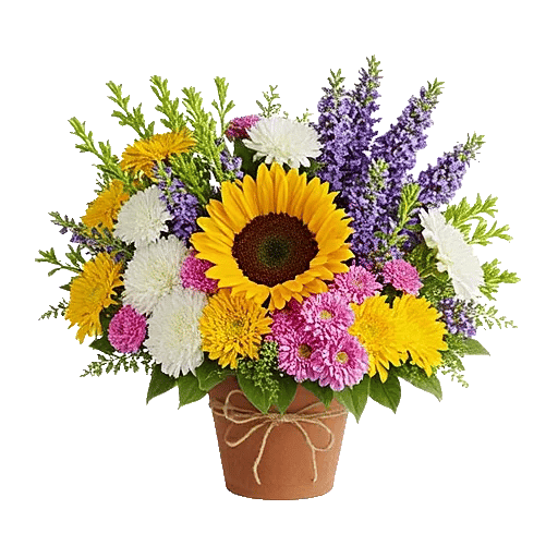 Amber Sunflower Glow