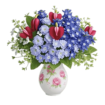 Crimson Blossom Harmony